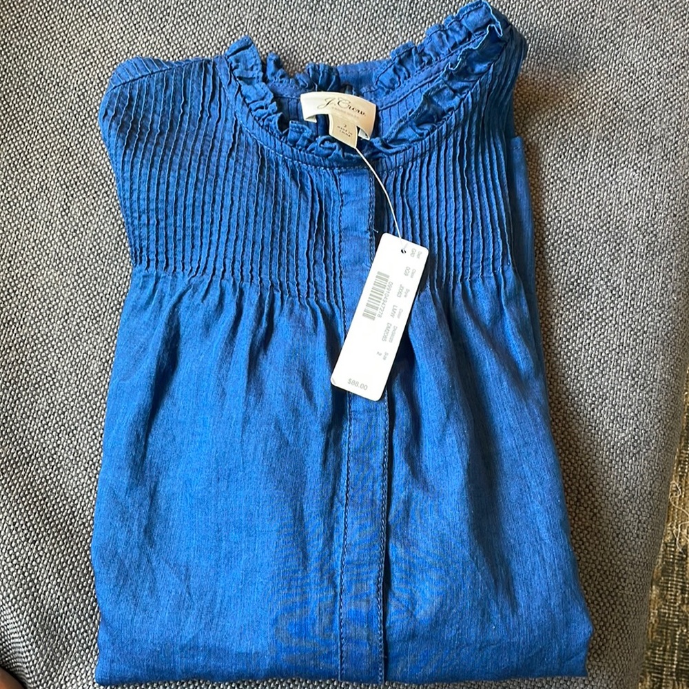NWT Jcrew blue tunic